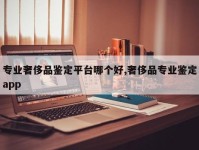 专业奢侈品鉴定平台哪个好,奢侈品专业鉴定app