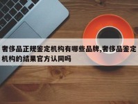 奢侈品正规鉴定机构有哪些品牌,奢侈品鉴定机构的结果官方认同吗