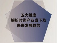 “五大维度”解析时尚产业当下及未来发展趋势·科技篇
