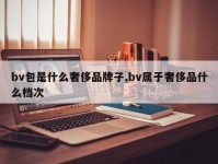 bv包是什么奢侈品牌子,bv属于奢侈品什么档次