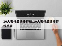 10大奢侈品牌排行榜,10大奢侈品牌排行榜手表