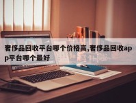 奢侈品回收平台哪个价格高,奢侈品回收app平台哪个最好