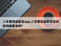 二手奢侈品鉴定app,二手奢侈品鉴定培训机构哪里有啊?