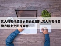 意大利奢侈品牌衣服夹克图片,意大利奢侈品牌衣服夹克图片大全