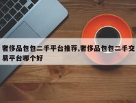 奢侈品包包二手平台推荐,奢侈品包包二手交易平台哪个好