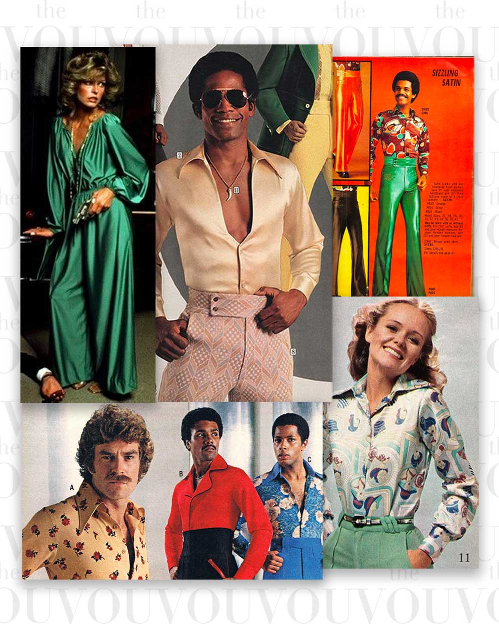 70 年代 Satin Galore 时尚风格